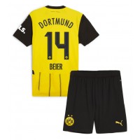 Borussia Dortmund Maximilian Beier #14 Fotballklær Hjemmedraktsett Barn 2024-25 Kortermet (+ korte bukser)